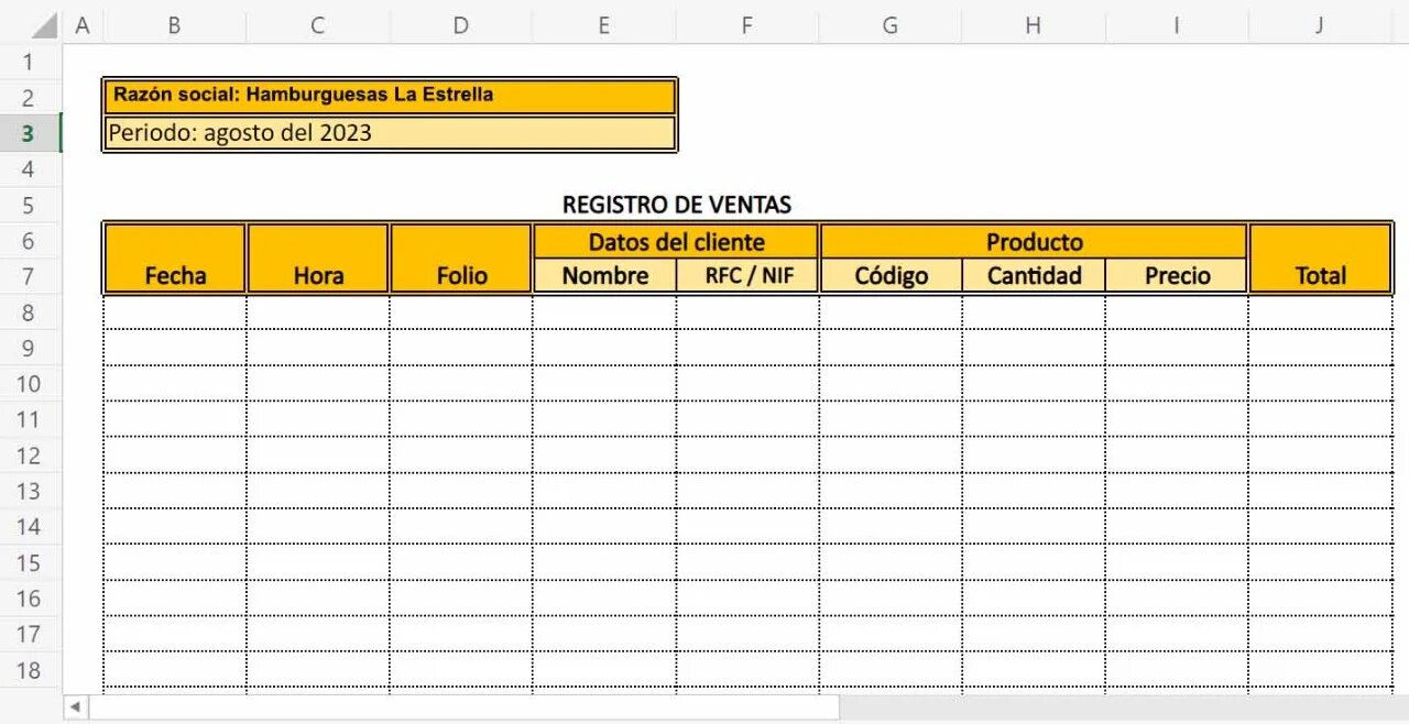 Qué Es El Registro De Ventas 3 Ejemplos Egm 1875